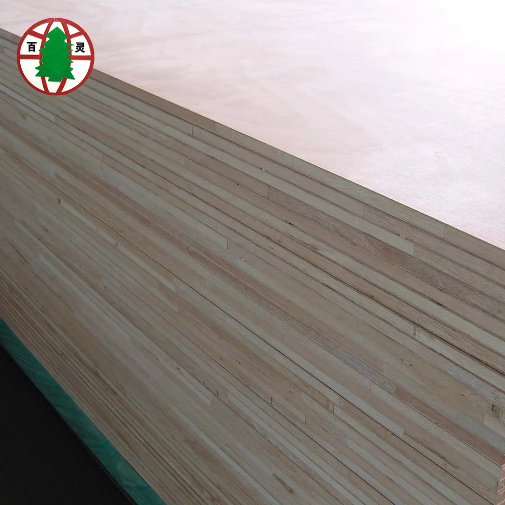 
22mm MDF/HDF with ash veneer Block board for floor 