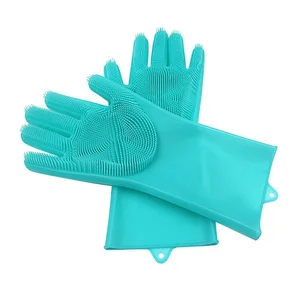 Image of Magic silicone gloves dishwashing