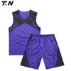 Wholesale reversible mesh basketball jersey