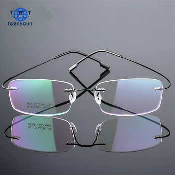 titanium rimless glasses online