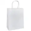 White Kraft Paper Bags, Shopping, Merchandise, Party, Gift Bags -- Without tariff issues