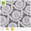 free sample 100 polyester fanned chemical embroidery lace fabric for girl clothes