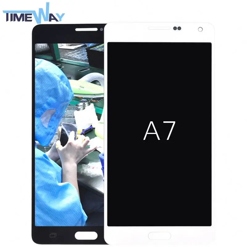 

Factory price 100% mobile phone lcd for samsung a7, Black and white