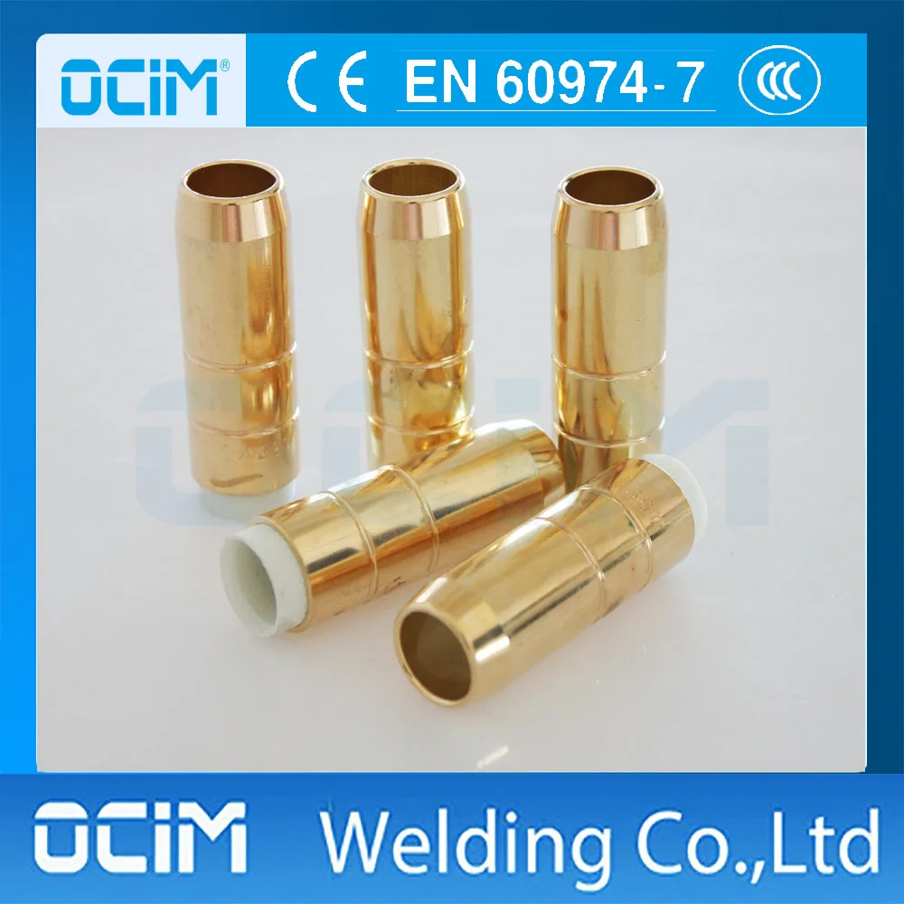 Tfm4391 5/8" Brass Welding Nozzles Fits 200/300 Amp Mig Welding Guns