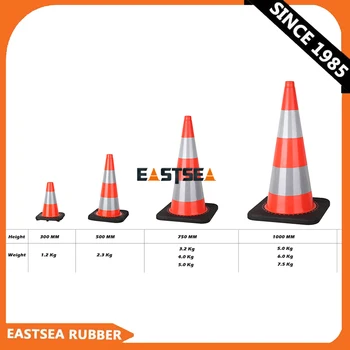 Pink 100cm Height Pvc European Black Base Traffic Safety Cone - Buy Pvc 