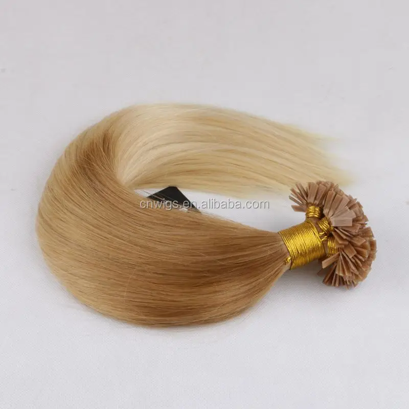 Factory Prices 9a Brazilian Double Drawn Hot Fusion Keratin Remy