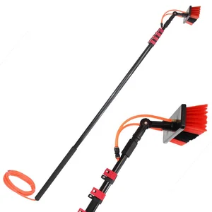 Image of Long Handle window build Glass dust Cleaning Brush with telescopic water fed pole