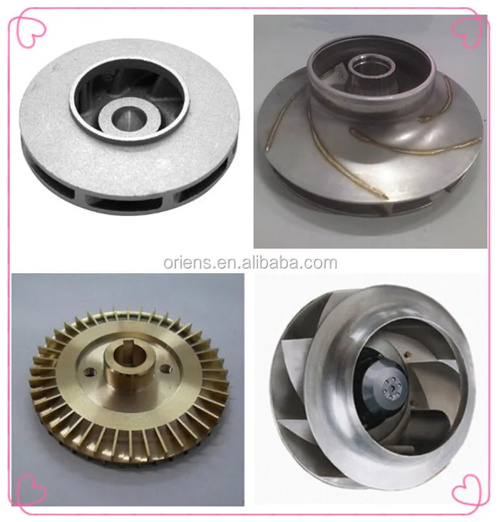 Custom Casting Jet Water Fan Pump Vacuum Cleaner Aluminum Impeller