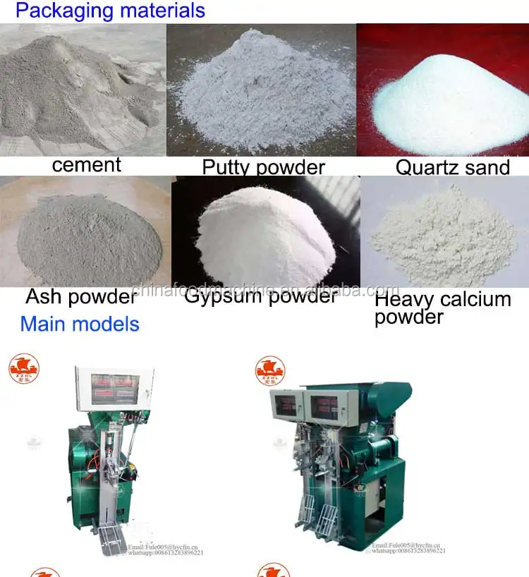 High precision Automatic 50kg Bags plant sand cement filling packing machine