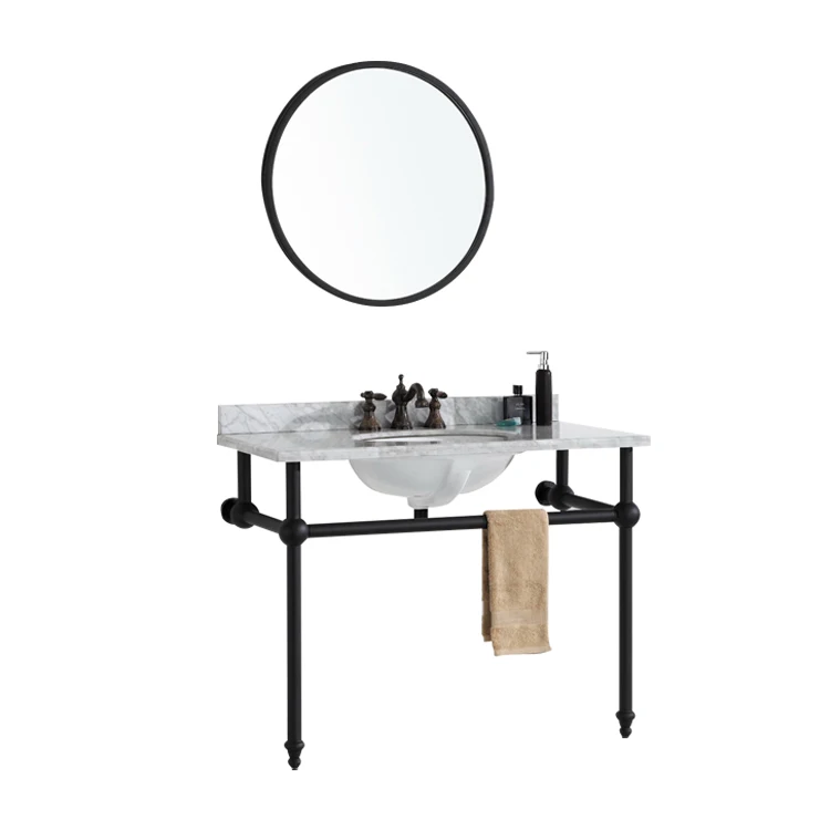 stainless steel bathroom vanity