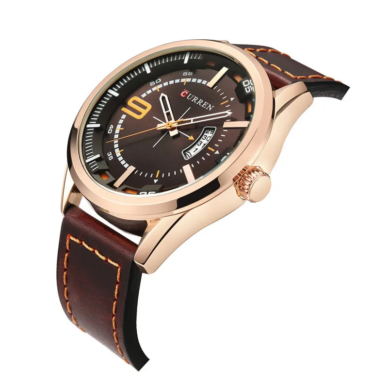 

Top Brand Luxury CURREN 8295 Mens Fashion Quartz Wristwatches 24 Hour Date Male Sport Leather Oem Wrist Watch Relojes Hombre