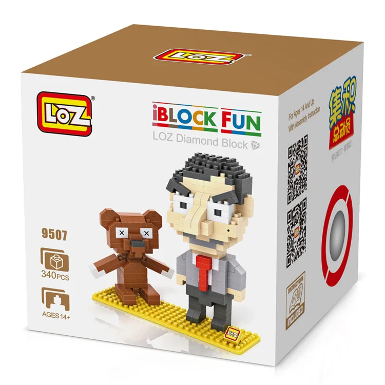 Loz 340個漫画のキャラクターmr Beanクリスマスナノブロック Buy ナノブロック おもちゃのブロック おもちゃレンガ Product On Alibaba Com