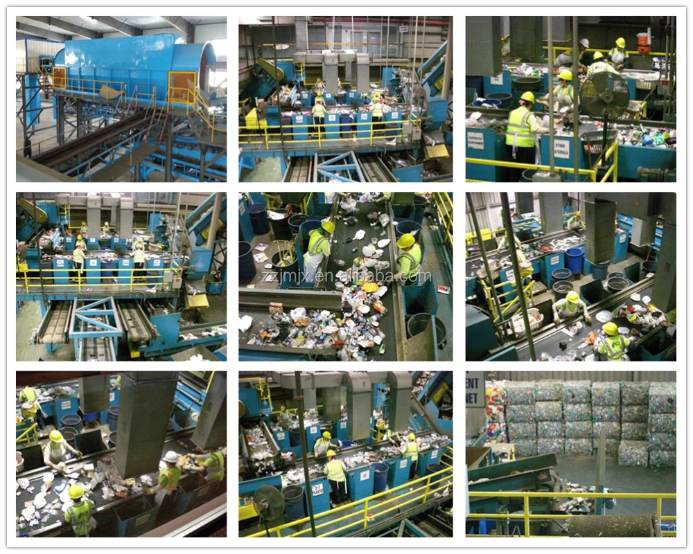 MSW garbage blade drum screen for solid waste