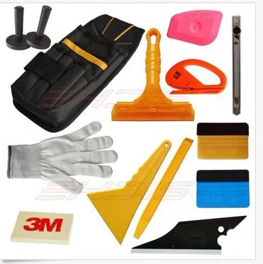 

High shape12pcs car wrap vinyl cutting tools, Photo color