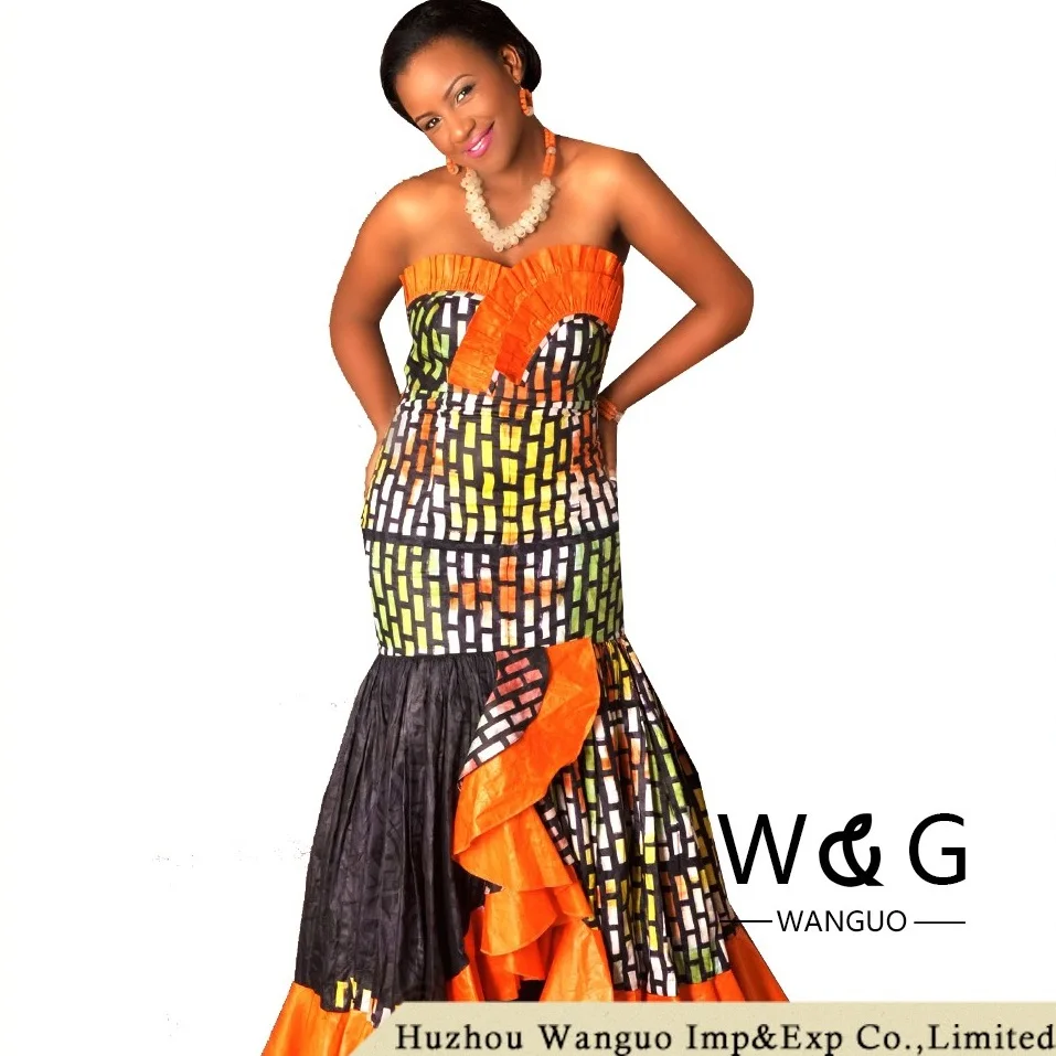 2018 Fancy African Print Wedding Dresses Buy African Print
