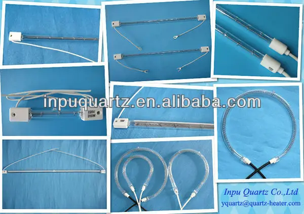 halogen quartz heating lamps