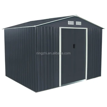 Prefabricated Gardening Shed / 8x6ft Metal Shed With Side ...