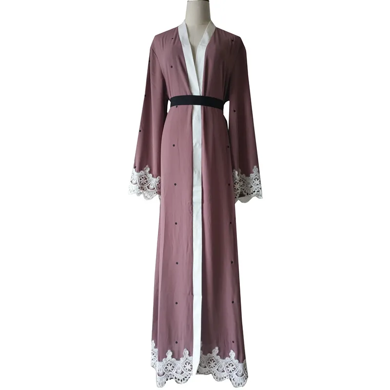 

Good design pink modern islamic clothing abaya, Same picture