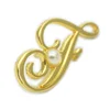souvenir beautiful pearl clothing alloy casting technique embossed custom pin badge