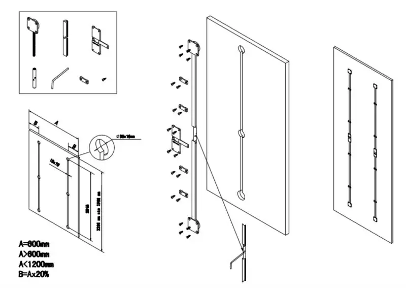 Straightening Device For One Door Redresseur De Porte Cabinet
