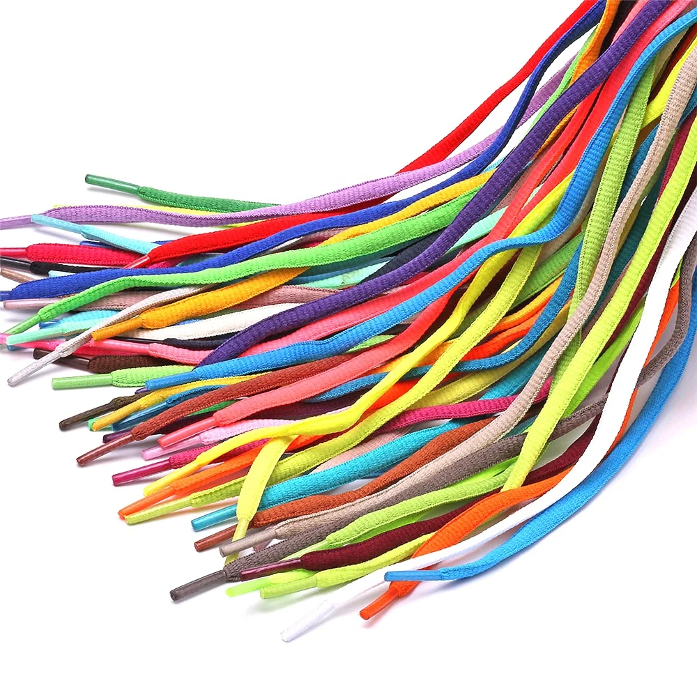

Colorful Automatic Shoe Lace Cheap Laces Colourful Weaved Shoelace Designer Oval Shoelaces, Picture color or custom color