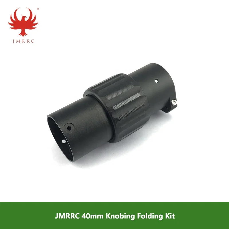 

JMRRC 40mm Agriculture UAV Drone Frame Aluminum Motor Seat 40mm Folding Kit Arm Tube Joint Connector Tube Clip Mount