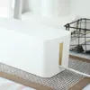 Large Storage Holder for Desk TV Computer USB Hub System to Cover and Hide & Power Strips Cable Management Boxes Organizer