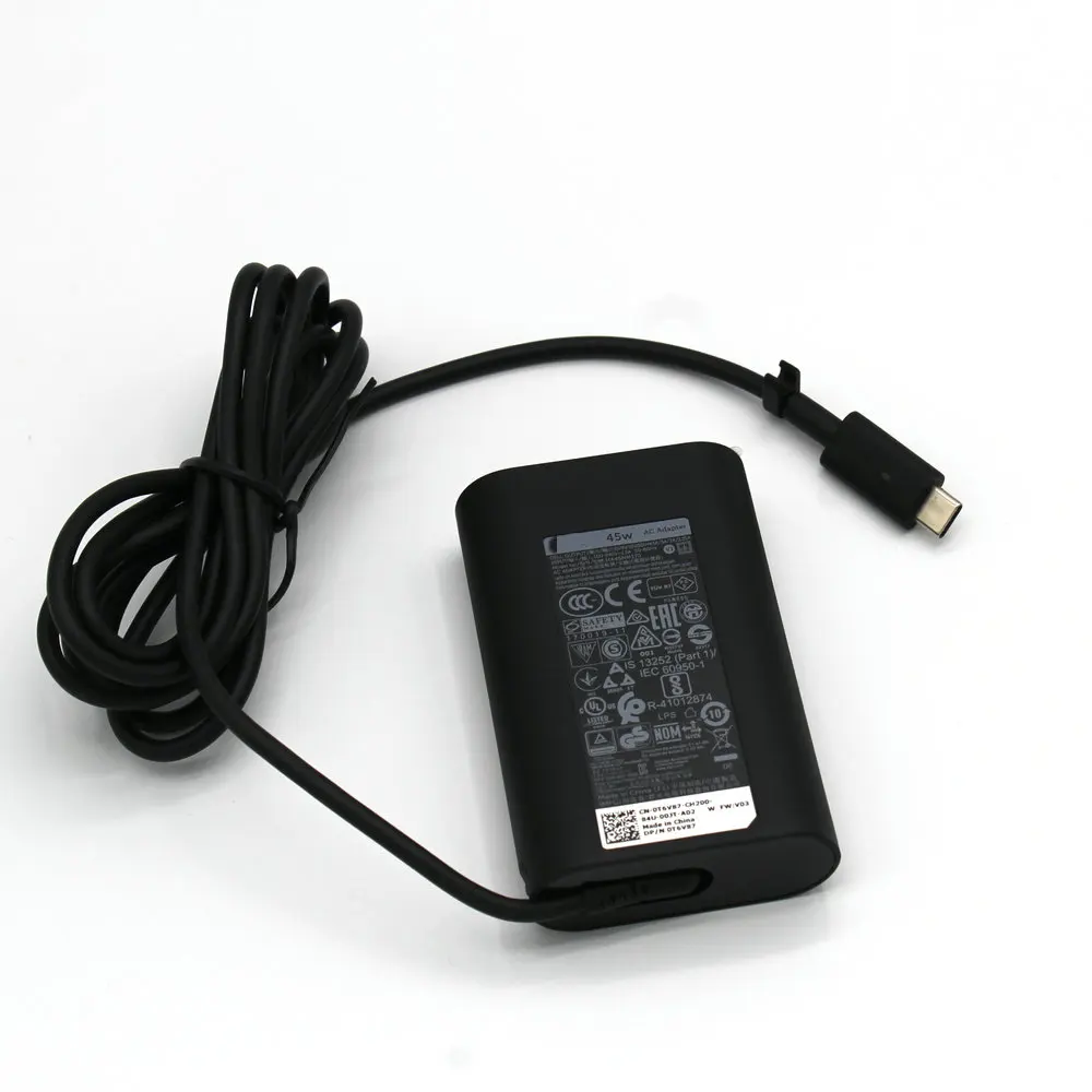 
Type c 45w Laptop power Adapter Charger For Dell HA45NM170 usb c 3.0 5v 9v 