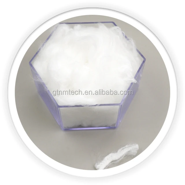 100 Polyamide 6 Nylon Staple Fiber 2.5dx51mm Raw White For Spinning Pa