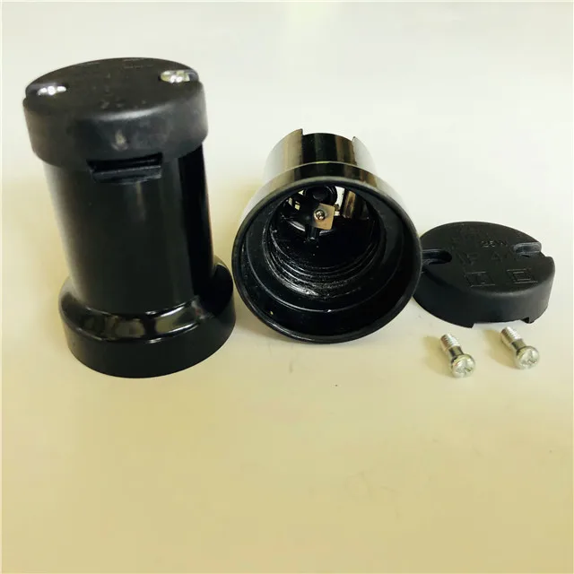 Factory Price Black Color Ip44 Waterproof E26,E27 Bakelite Festoon Lamp