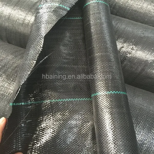 Woven Ground Cover, Weed Control Barrier, Silt Fence Fabric 3' X 300'