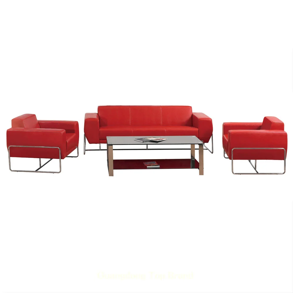 
Foshan Furniture Red PU Top Quality Corner Recliner Sofa for Sale SJ517 