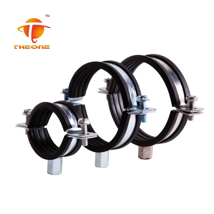 
Stainless Steel Heavy Duty Pipe Clamp With Rubber 