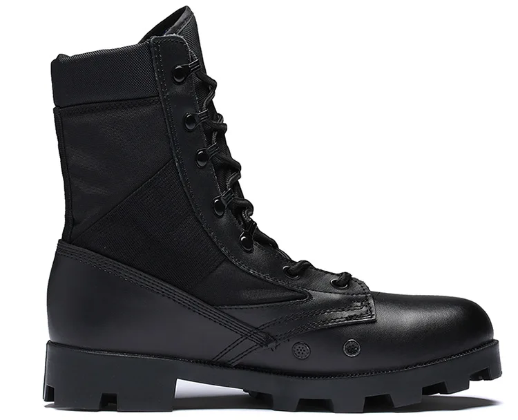 

Factory cheap leather tactical desert boots army military combat boots Panama boots combat