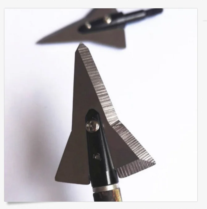 Aluminium And Stainless Steel 420 Helix Single Bevel Broadheads 125 Grain Expandable Hunting