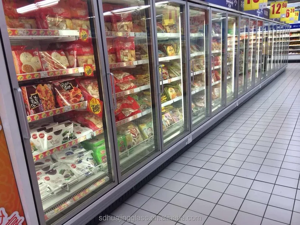 walk in cooler parts glass door High quality Customized Display Walk in Cooler Glass Door with ETL certification