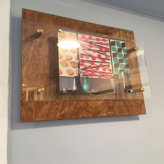 Floating Wood Gallery Frames