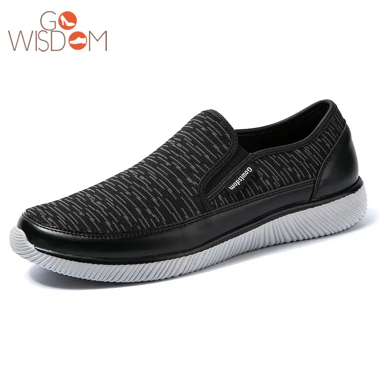 

Men Slip on Elastic Shoe Lace Sneaker China Manufacturer OEM Casual for Man TEXTILE MD GOWISDOM CN;FUJ