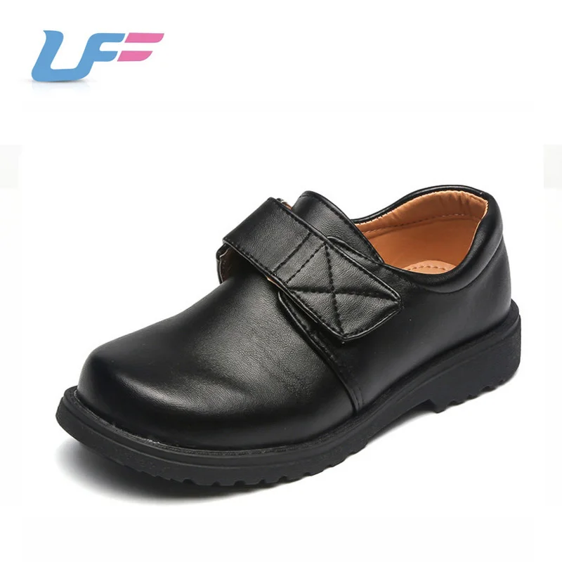 

Spring & Autumn Children's Dress Shoes British Student Performance Uniform Shoes Kids Boy, Black/accept customized