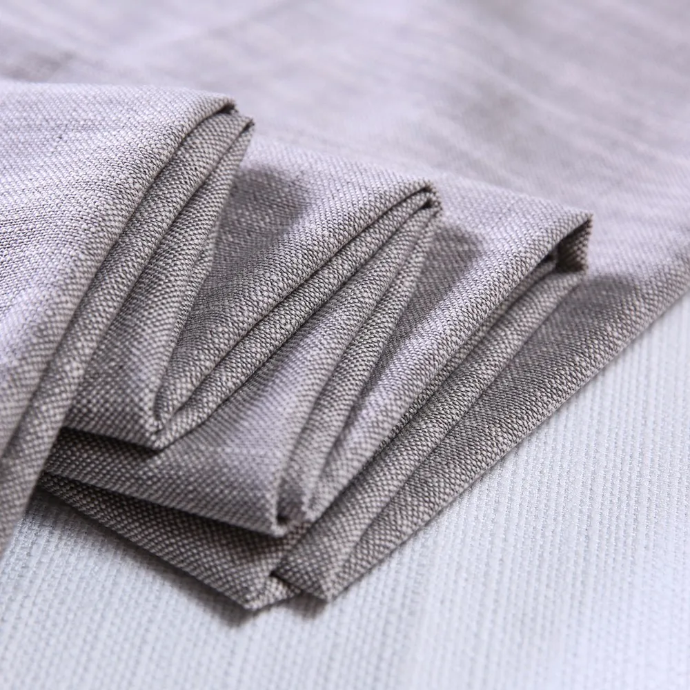 Home Textile Elegant Upholstery Cotton Linen Fabric Roll Buy Cotton