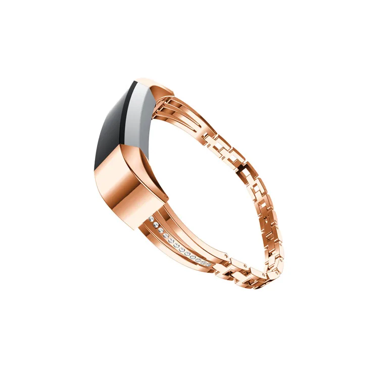 

Glossy Diamond Detachable Strap Elegant Stainless Steel Bracelet Watch Band For FIB