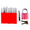 High quality used locksmith tools 12pcs broken key extractor kit pick lock set unlock tool