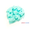26.5x20x3CM 4pcs difference Inserts shape Silicon soap mold fda and lfgb approval