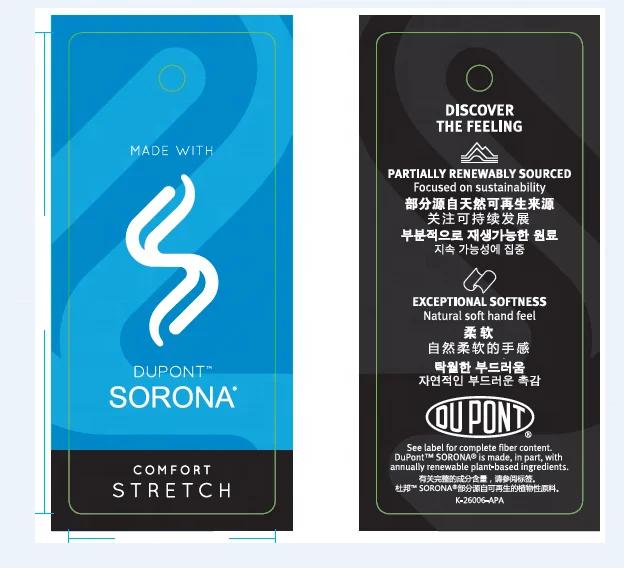 
75D/34F PTT/PET Bicomponent Elastic Yarn ,Dupont Sorona 