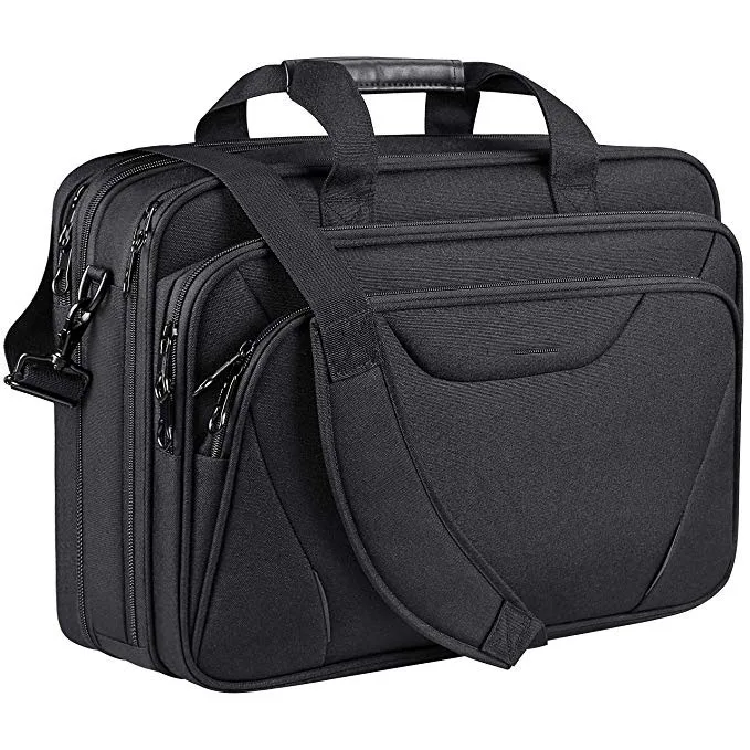 

Laptop Bag Laptop Briefcase Fits Up to 17.3 Inch Laptop Expandable Water-Repellent Shoulder Messenger Bag Computer Bag, Customized