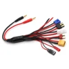 Multi-function Octopus Convert Wire 4.0mm Blanana Plug to TRX EC3 RC Lipo Battery Charger