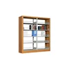 Detachable modern metal invisible bookshelf manufacturer with separators for child