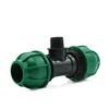 Micro irrigation tube accessories DN63*2" PE quick connecting external wire tee for drip irrigation system