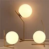 Tonghua New Nordic Morden Loft Glass Metal Table Reading Lamp with Warm Light in Bedroom