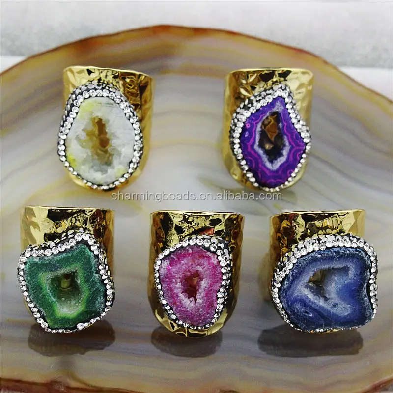 CH-JCR0123 metal pave setting freshwater pearl jewelry ring,wholesale pearl ring design,fashion adjustable ring,